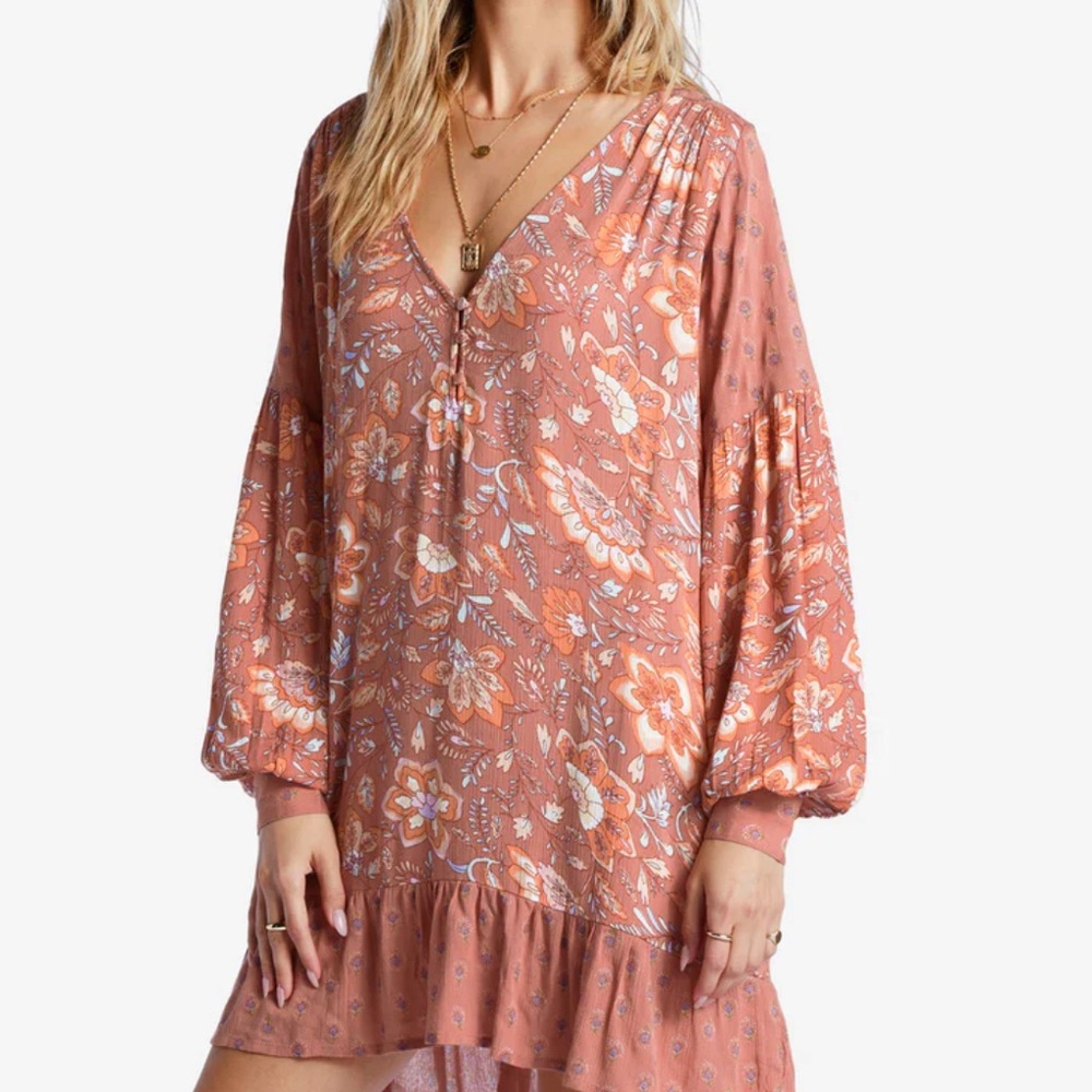NWT- Billabong Free As Can Be Babydoll Dress 👗